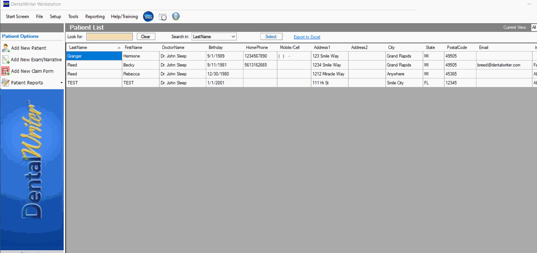 claims detail report