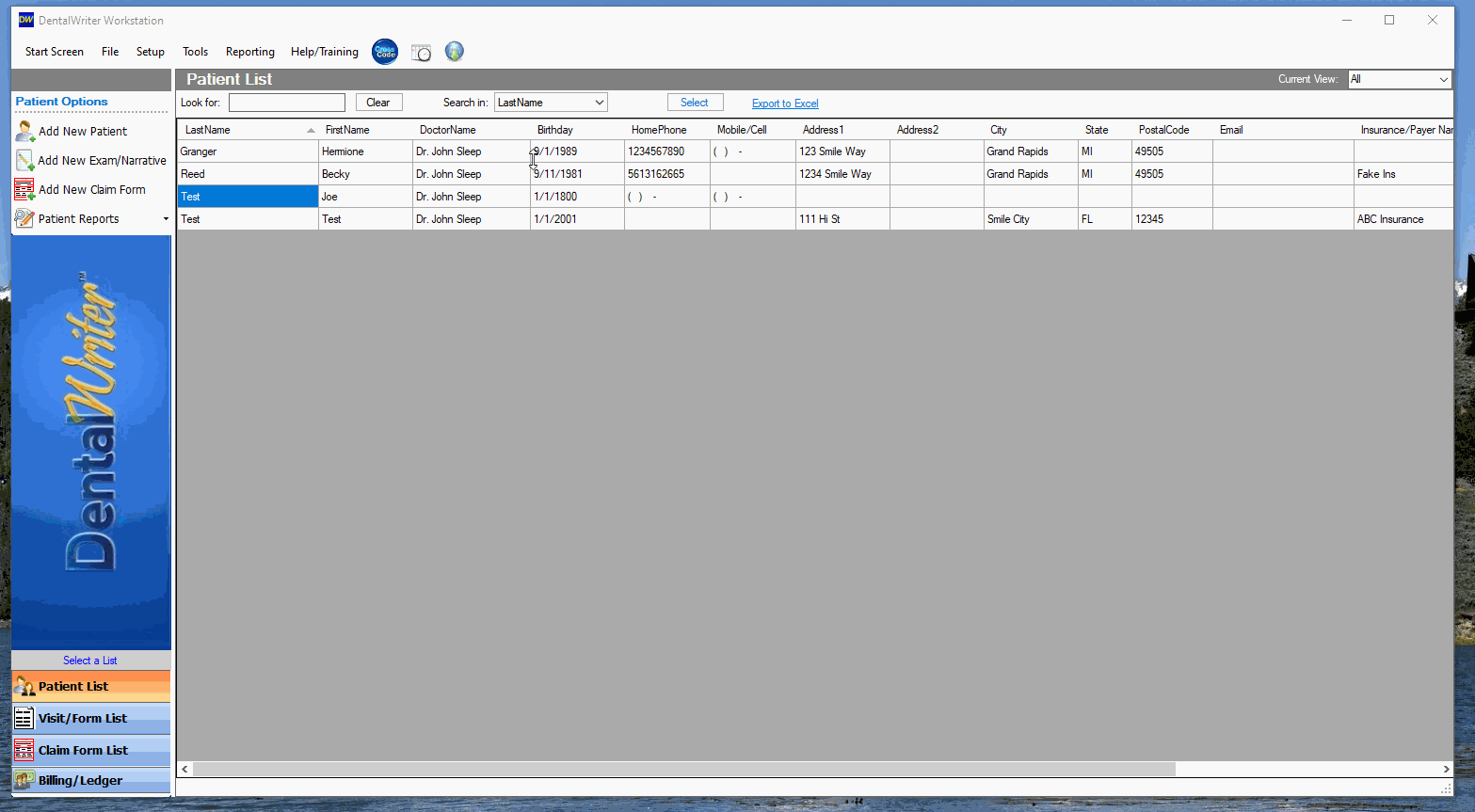 deleting pt chart