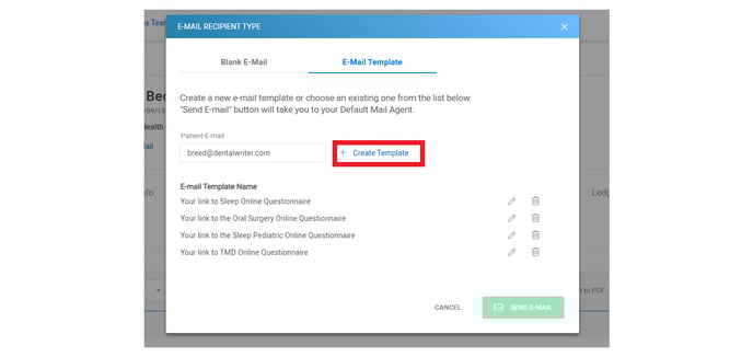 create email template