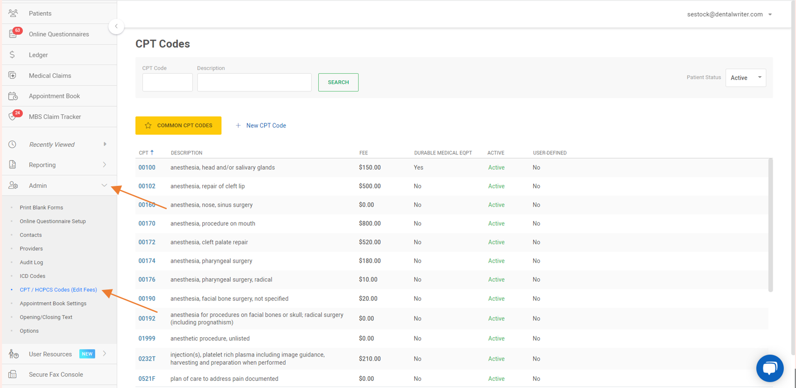 Adding CPT Codes Into DentalWriter Plus Adding CPT Codes Into DentalWriter Plus